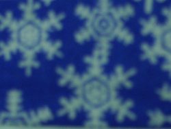 Dog Collar Cover - Snowflakes