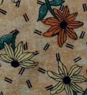 Dog Collar Cover - Orange and Yellow Flowers