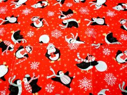 Christmas Penguins Apron