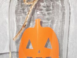 Pumpkin mason jar drinkware