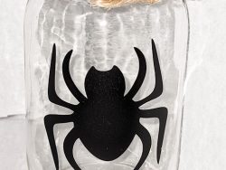 Spider mason jar drinkware